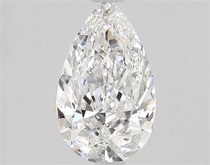 Picture of Natural Diamond 0.83 Carats, Pear with  Cut, E Color, IF Clarity and Certified by GIA