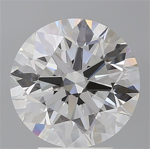 Picture of Lab Grown Diamond 4.10 Carats, Round with Ideal Cut, E Color, VVS2 Clarity and Certified by IGI