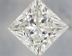 Picture of Natural Diamond 1.51 Carats, Princess with  Cut, I Color, VVS2 Clarity and Certified by IGI