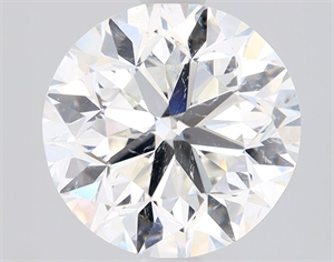 Picture of Natural Diamond 2.01 Carats, Round with Very Good Cut, H Color, I1 Clarity and Certified by GIA