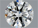 Diamante Natural 0.90 quilates, Redondo , Color H, claridad IF y certificado HRD