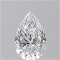Natural Diamond 4.05 Carats, Pear with  Cut, D Color, FL Clarity and Certified by GIA