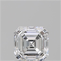 Natural Diamond 1.01 Carats, Asscher with  Cut, E Color, VS2 Clarity and Certified by GIA