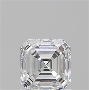 Picture of Natural Diamond 1.01 Carats, Asscher with  Cut, E Color, VS2 Clarity and Certified by GIA