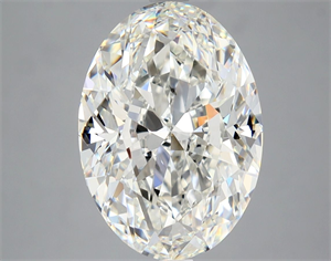 Foto Diamante Natural 5.01 quilates, Ovalado , Color H, claridad VS2 y certificado GIA de