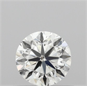 Natural Diamond 0.60 Carats, Round with Very Good Cut, H Color, VS1 Clarity and Certified by IGI