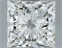 Natural Diamond 1.50 Carats, Princess with  Cut, H Color, VS1 Clarity and Certified by IGI