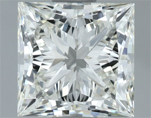 Picture of Natural Diamond 1.50 Carats, Princess with  Cut, H Color, VS1 Clarity and Certified by IGI