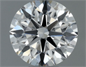 Natural Diamond 0.52 Carats, Round with Excellent Cut, K Color, VVS1 Clarity and Certified by GIA