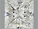 Natural Diamond 1.13 Carats, Princess with  Cut, G Color, VVS1 Clarity and Certified by GIA