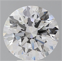 Lab Grown Diamond 6.07 Carats, Round with Ideal Cut, F Color, VVS2 Clarity and Certified by IGI