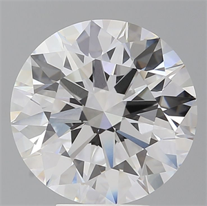 Picture of Lab Grown Diamond 6.07 Carats, Round with Ideal Cut, F Color, VVS2 Clarity and Certified by IGI