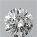 Natural Diamond 0.70 Carats, Round with Excellent Cut, I Color, SI1 Clarity and Certified by GIA