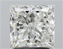 Diamante Natural 2.01 quilates, Princesa , Color J, claridad SI1 y certificado GIA