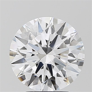 Picture of Lab Grown Diamond 2.94 Carats, Round with Ideal Cut, D Color, IF Clarity and Certified by IGI