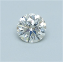 Diamante Natural 0.51 quilates, Redondo , Color I, claridad SI1 y certificado GIA