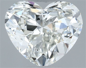 Picture of Natural Diamond 0.50 Carats, Heart with  Cut, I Color, VS1 Clarity and Certified by GIA