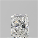 Natural Diamond 0.52 Carats, Radiant with  Cut, G Color, VVS2 Clarity and Certified by GIA
