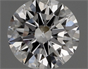 Natural Diamond 0.41 Carats, Round with Excellent Cut, D Color, SI1 Clarity and Certified by IGI