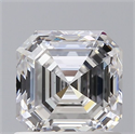 Natural Diamond 1.01 Carats, Asscher with  Cut, E Color, VS1 Clarity and Certified by GIA