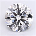 Lab Grown Diamond 5.51 Carats, Round with Excellent Cut, F Color, VVS2 Clarity and Certified by IGI