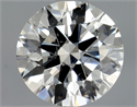 Natural Diamond 0.80 Carats, Round with Excellent Cut, H Color, SI2 Clarity and Certified by GIA
