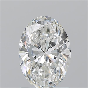 Picture of Natural Diamond 1.31 Carats, Oval with  Cut, F Color, VS2 Clarity and Certified by GIA