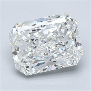 Picture of Natural Diamond 4.51 Carats, Radiant with  Cut, H Color, VS1 Clarity and Certified by GIA