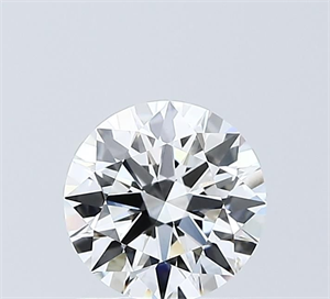 Picture of Lab Grown Diamond 1.06 Carats, Round with Ideal Cut, E Color, VS1 Clarity and Certified by IGI