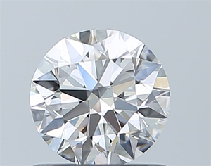 Picture of Natural Diamond 0.74 Carats, Round with Excellent Cut, E Color, IF Clarity and Certified by GIA