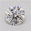 Natural Diamond 1.01 Carats, Round with Excellent Cut, D Color, SI2 Clarity and Certified by GIA