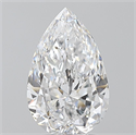 Diamante Natural 2.01 quilates, De pera , Color D, claridad SI2 y certificado GIA