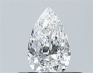 Picture of Natural Diamond 0.30 Carats, Pear with  Cut, E Color, VVS2 Clarity and Certified by GIA