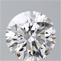 Lab Grown Diamond 3.55 Carats, Round with Ideal Cut, D Color, VVS2 Clarity and Certified by IGI