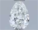 Natural Diamond 0.58 Carats, Pear with  Cut, G Color, SI1 Clarity and Certified by IGI