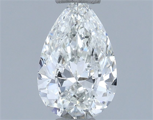 Picture of Natural Diamond 0.58 Carats, Pear with  Cut, G Color, SI1 Clarity and Certified by IGI