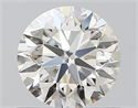 Natural Diamond 0.70 Carats, Round with Very Good Cut, J Color, VVS2 Clarity and Certified by GIA