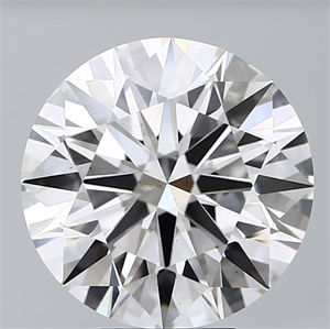 Picture of Lab Grown Diamond 5.70 Carats, Round with Ideal Cut, G Color, VS1 Clarity and Certified by IGI