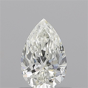 Picture of Natural Diamond 0.50 Carats, Pear with  Cut, G Color, VVS2 Clarity and Certified by GIA