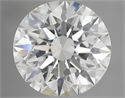 Natural Diamond 1.02 Carats, Round with Excellent Cut, I Color, SI1 Clarity and Certified by GIA