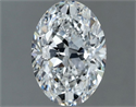 Natural Diamond 1.31 Carats, Oval with  Cut, E Color, VS2 Clarity and Certified by GIA