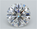 Lab Grown Diamond 3.02 Carats, Round with Excellent Cut, E Color, VVS2 Clarity and Certified by GIA