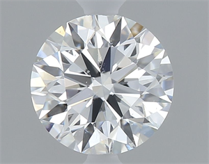 Picture of Natural Diamond 0.59 Carats, Round with Excellent Cut, E Color, SI1 Clarity and Certified by GIA