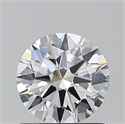 Diamante Natural 0.95 quilates, Redondo , Color D, claridad FL y certificado GIA