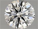 Del inventario de diamantes de laboratorio, 1.10 quilates, Redondo , Color E, claridad VS2 y certificado IGI