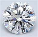 Diamante Natural 2.50 quilates, Redondo , Color F, claridad VS1 y certificado GIA