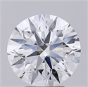 Lab Grown Diamond 4.03 Carats, Round with Excellent Cut, E Color, SI1 Clarity and Certified by GIA