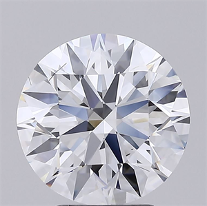 Picture of Lab Grown Diamond 4.03 Carats, Round with Excellent Cut, E Color, SI1 Clarity and Certified by GIA