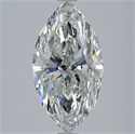 Natural Diamond 3.03 Carats, Marquise with  Cut, H Color, VVS2 Clarity and Certified by GIA