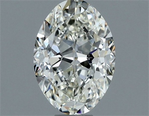 Picture of Natural Diamond 0.80 Carats, Oval with  Cut, I Color, VVS1 Clarity and Certified by IGI
